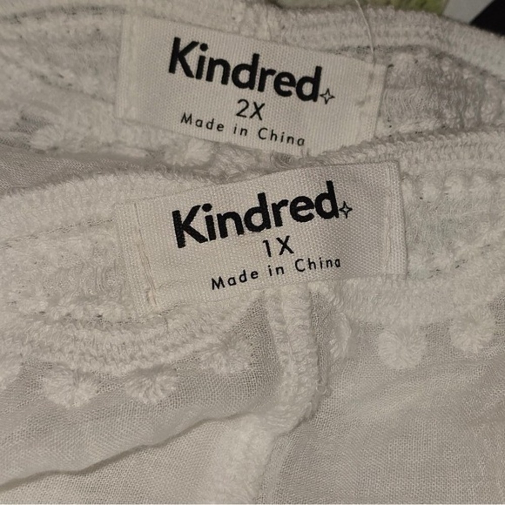 Anthropologie X Kindred White Lace Kimono Cardigan Duster Plus Size 2X New - Picture 8 of 9